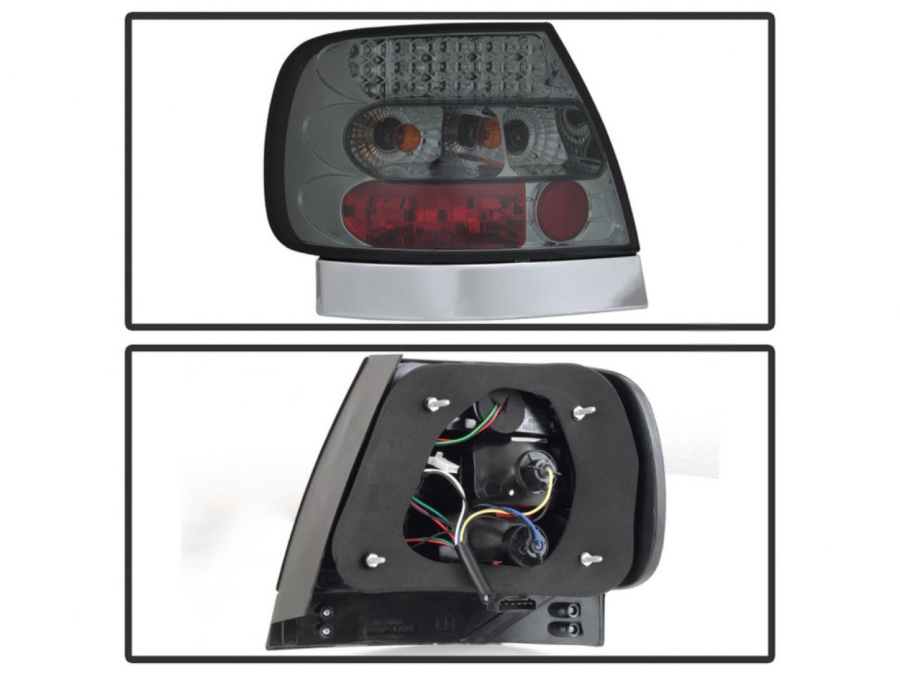 Spyder Audi A4 96-01 LED Tail Lights - Smoke