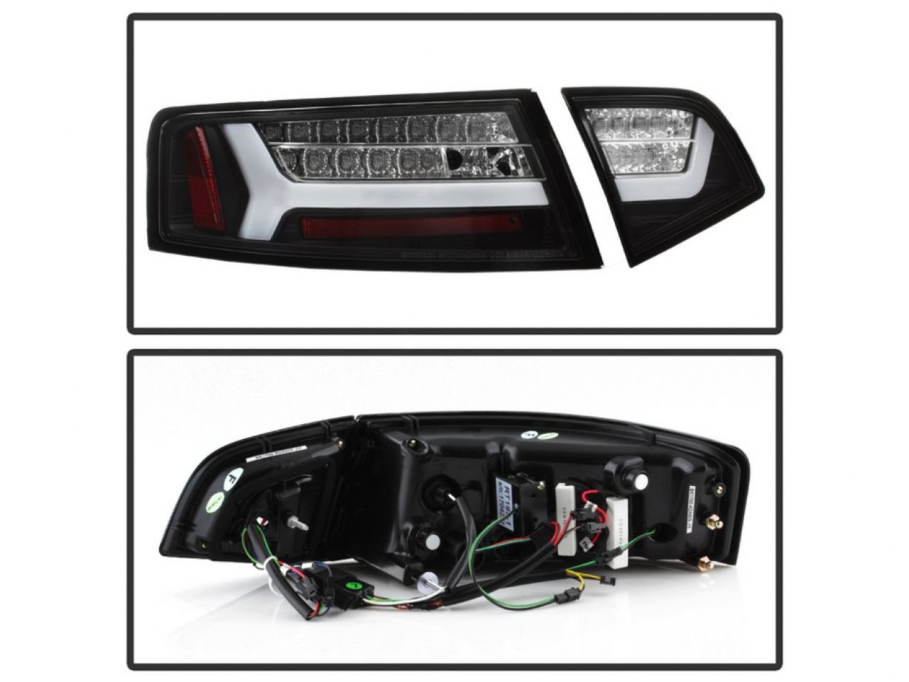 Spyder Audi A6 09-12 LED Tail Lights - Black