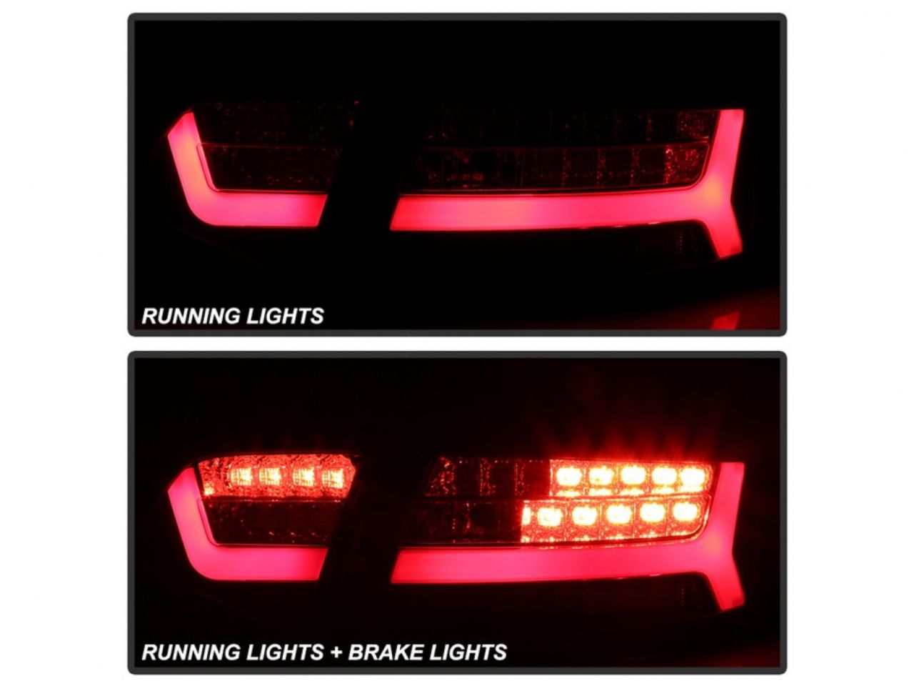 Spyder Audi A6 09-12 LED Tail Lights - Black