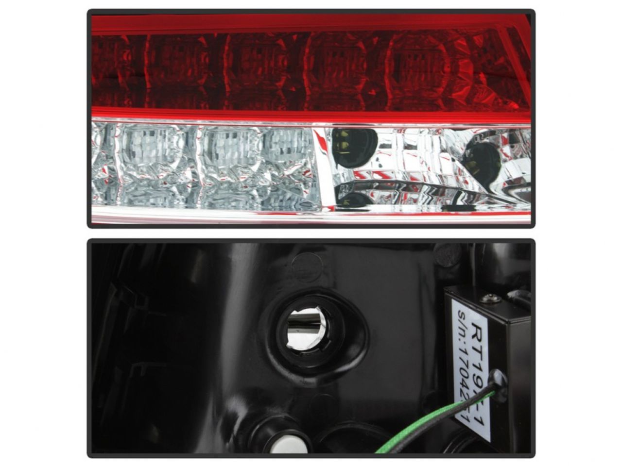 Spyder Audi A6 09-12 LED Tail Lights - Red Clear