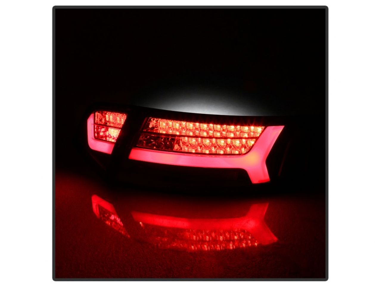 Spyder Audi A6 09-12 LED Tail Lights - Red Clear