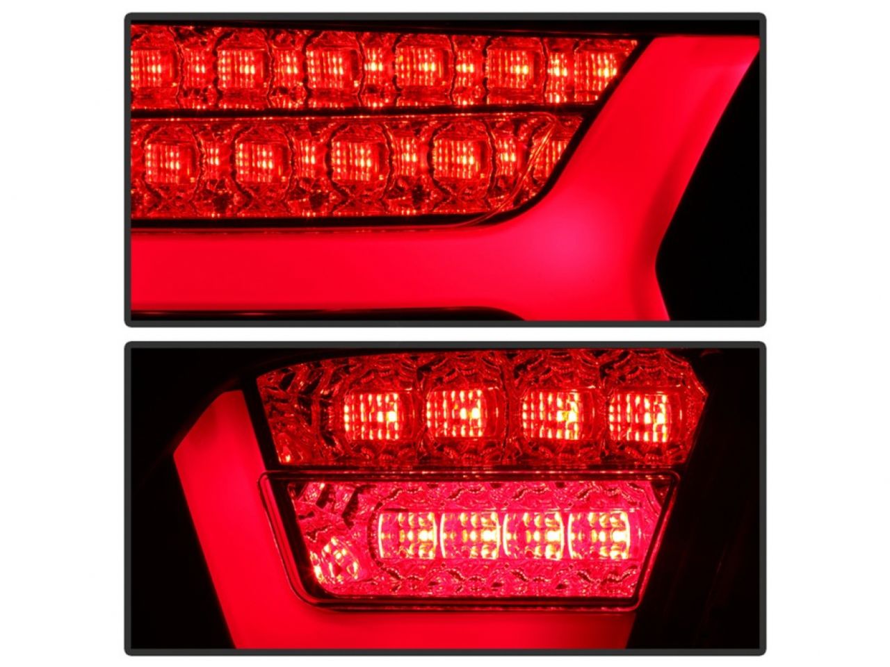 Spyder Audi A6 09-12 LED Tail Lights - Red Clear