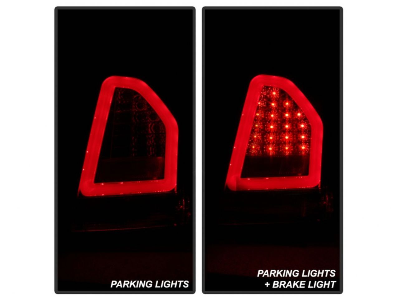 Spyder Chrysler 300C 05-07 Version 2 Light Bar LED Tail Lights - Smoke