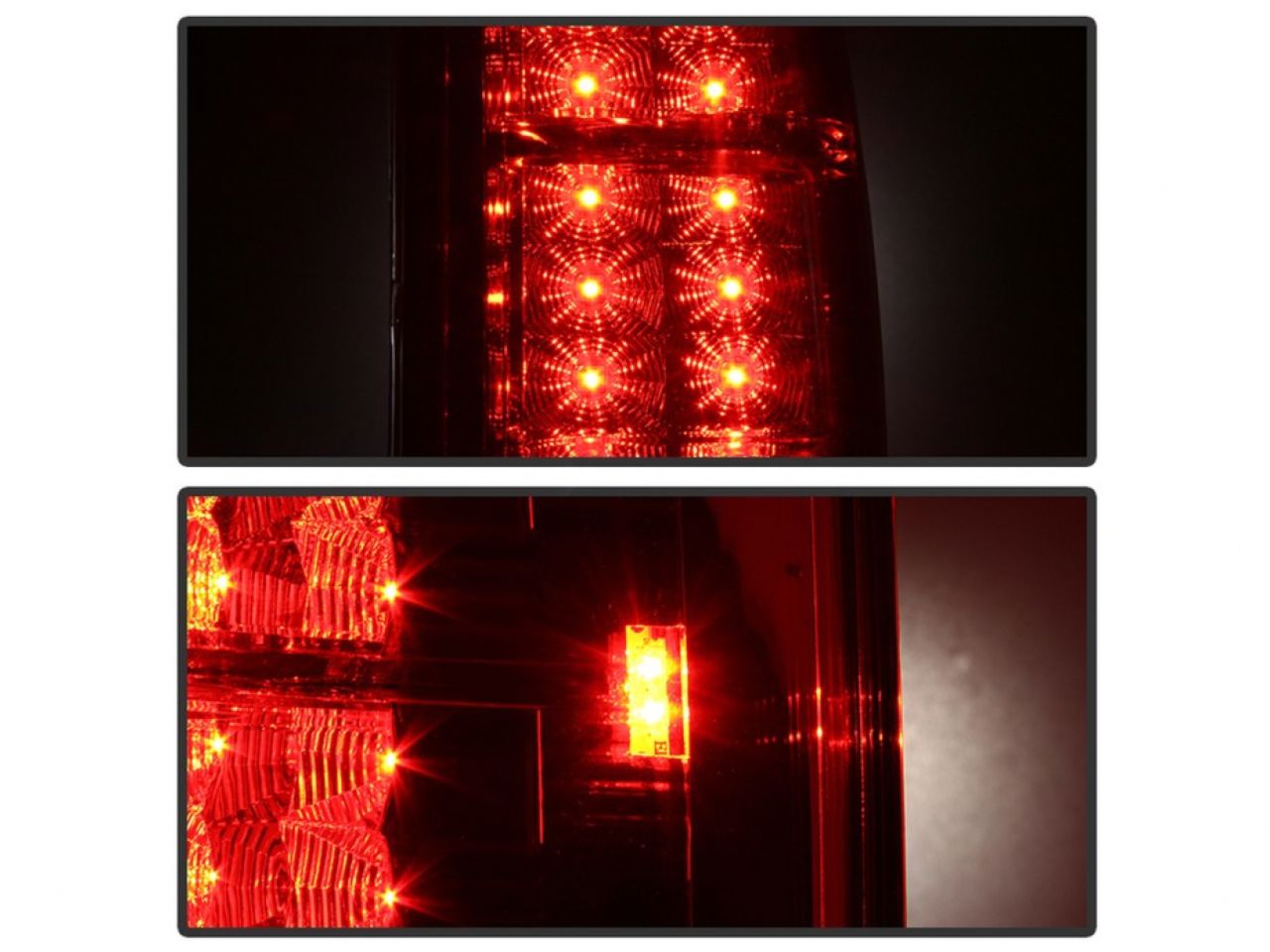 Spyder Chevy Avalanche 07-13 LED Tail Lights - Red Clear (SKU #5032478)