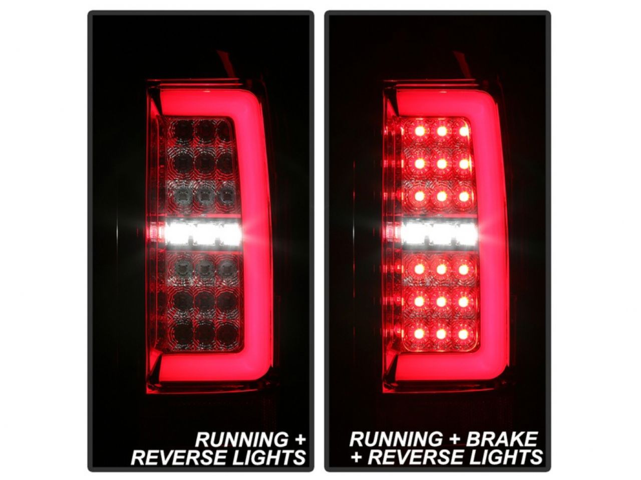 Spyder Chevy Colorado 2015-2017 LED Tail Lights - Red Clear