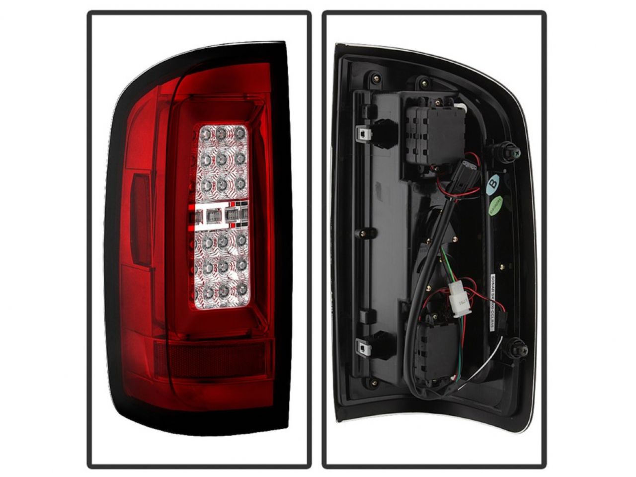 Spyder Chevy Colorado 2015-2017 LED Tail Lights - Red Clear