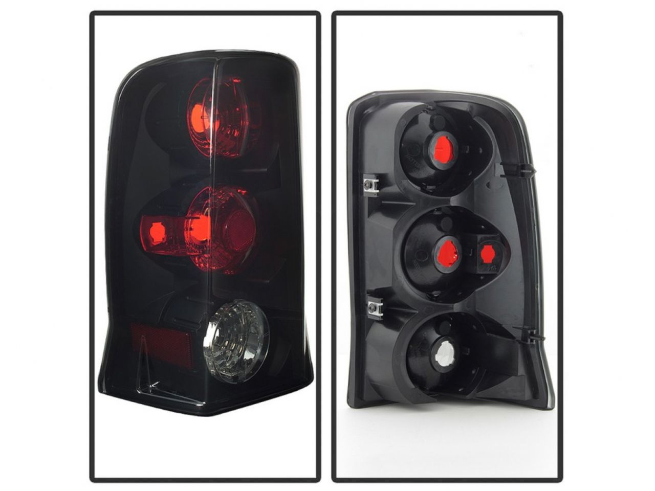 Spyder Cadillac Escalade SUV (Not EXT) 02-06 Euro Style Tail Lights - Black S