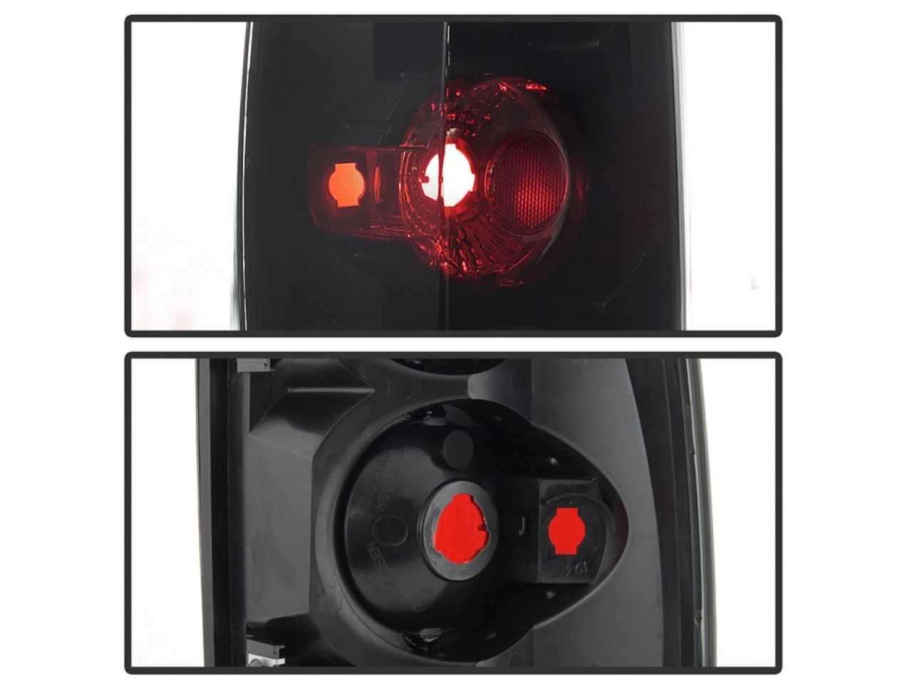 Spyder Cadillac Escalade SUV (Not EXT) 02-06 Euro Style Tail Lights - Black S