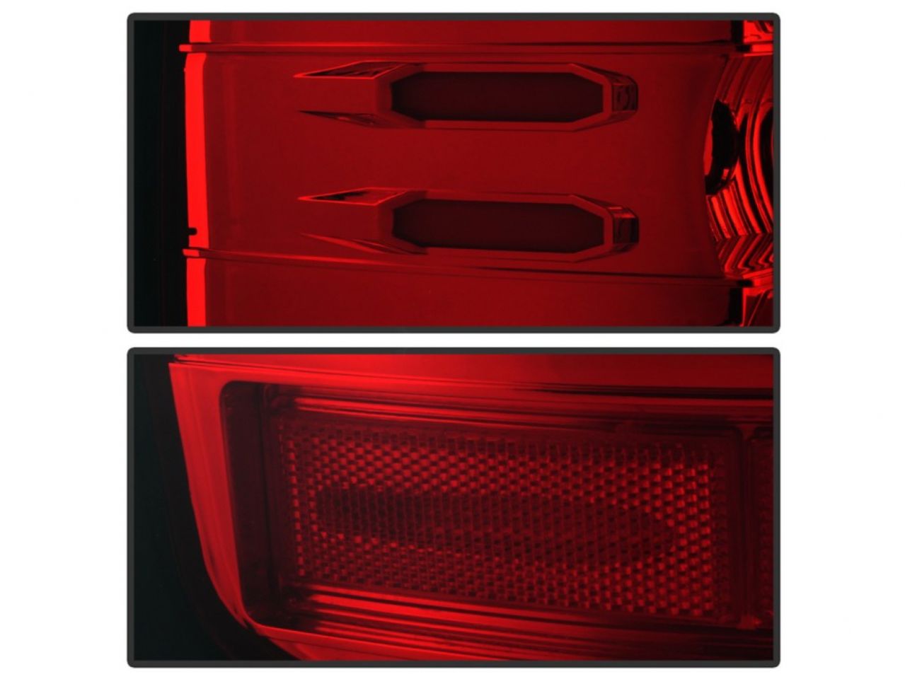 Spyder Chevy Silverado 2016-2017 Light Bar LED Tail Lights - Red Clear