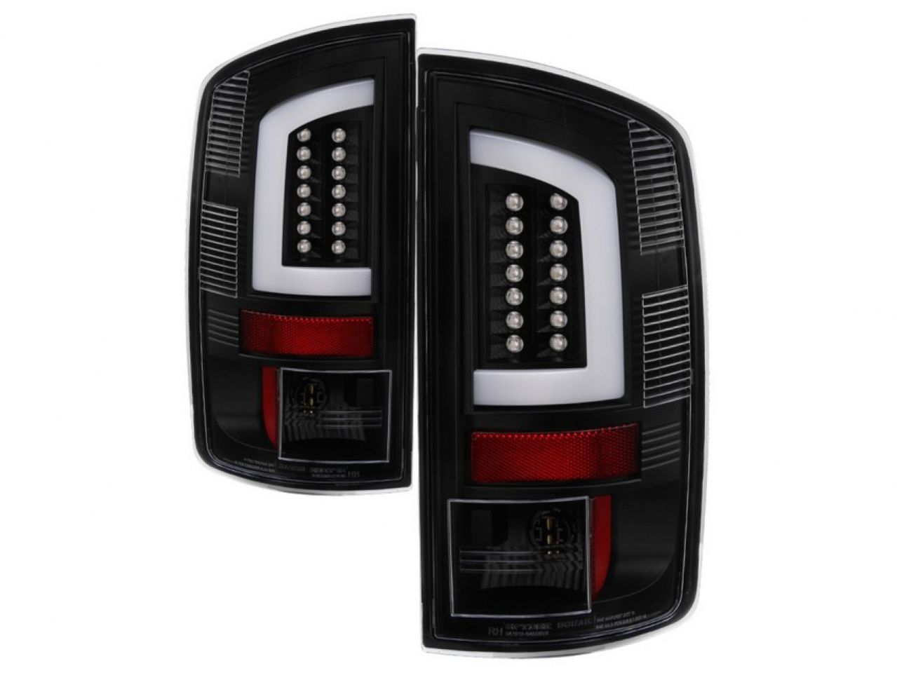 Spyder Tail Lamps ALT-YD-DRAM02V3-LBLED-BK Item Image