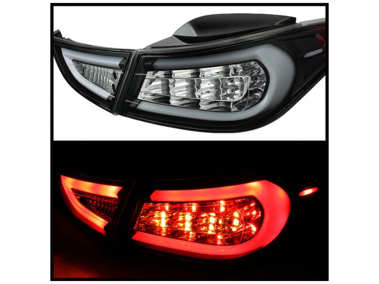 Spyder Hyundai Elantra 11-13 Light Bar LED Tail Lights - Black (SKU #5072788)