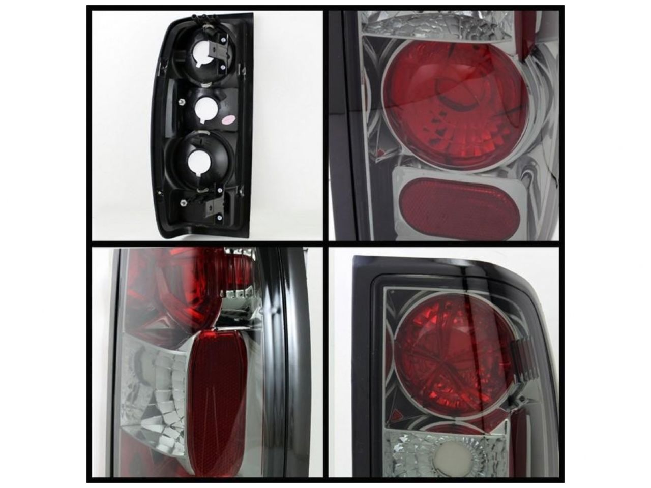 Spyder Nissan Frontier 98-00 Euro Style Tail Lights - Smoke (SKU #5033604)