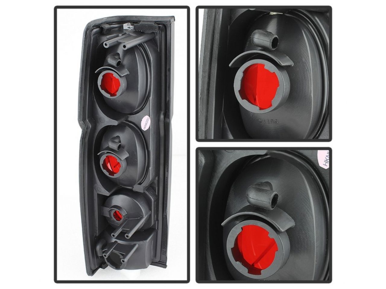 Spyder Nissan Hardbody 86-97 Euro Style Tail Lights - Black Smoke