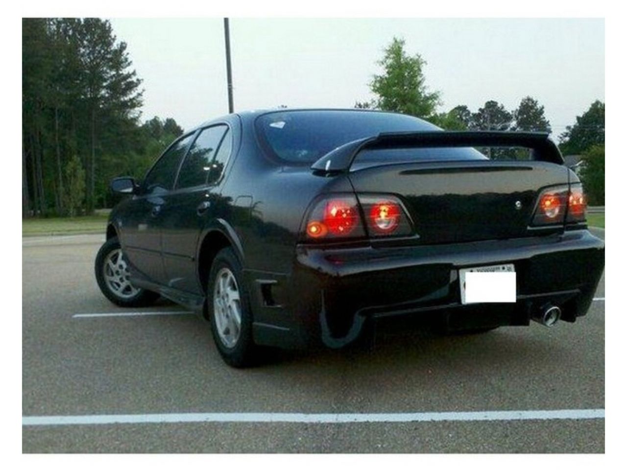 Spyder Nissan Maxima 97-99 Euro Style Tail Lights - Black