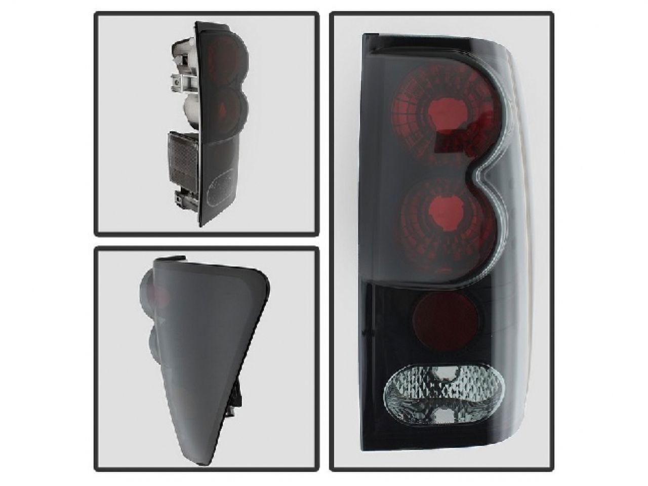 Spyder Nissan Titan 04-15 Euro Style Tail Lights - Black Smoke (SKU #5078223)