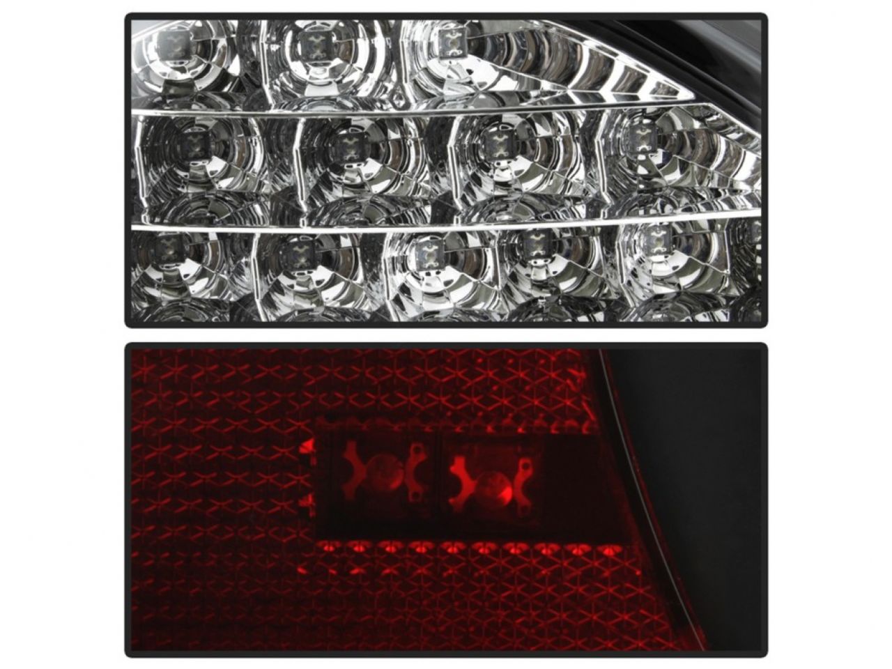 Spyder Pontiac Grand AM 99-05 LED Tail Lights - Black (SKU #5007117)