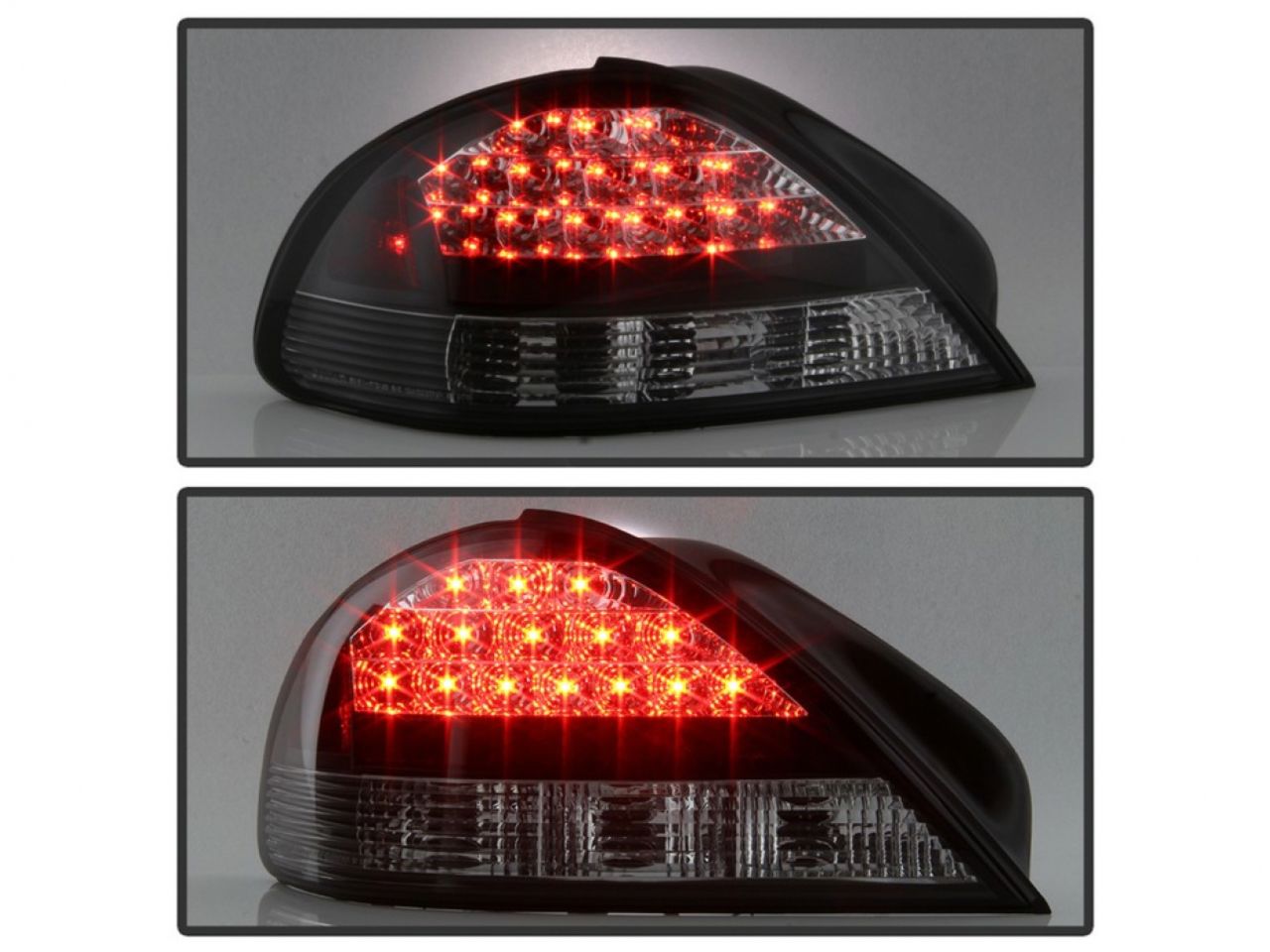 Spyder Pontiac Grand AM 99-05 LED Tail Lights - Black (SKU #5007117)