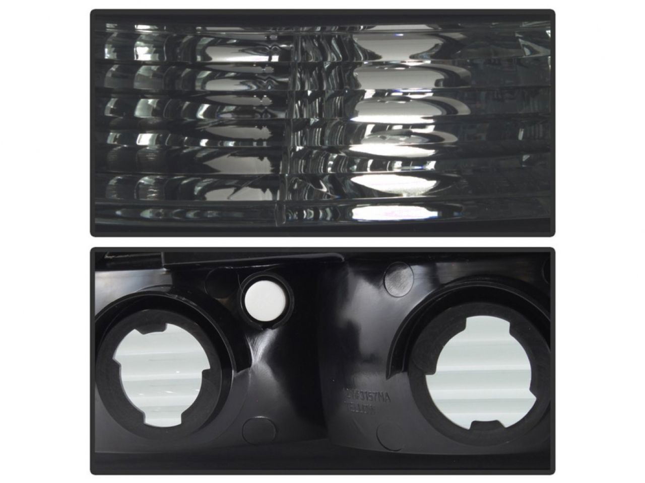 Spyder Pontiac Grand AM 99-05 LED Tail Lights - Black Smoke (SKU #5084309)