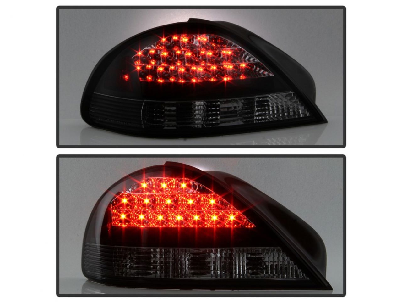 Spyder Pontiac Grand AM 99-05 LED Tail Lights - Black Smoke (SKU #5084309)