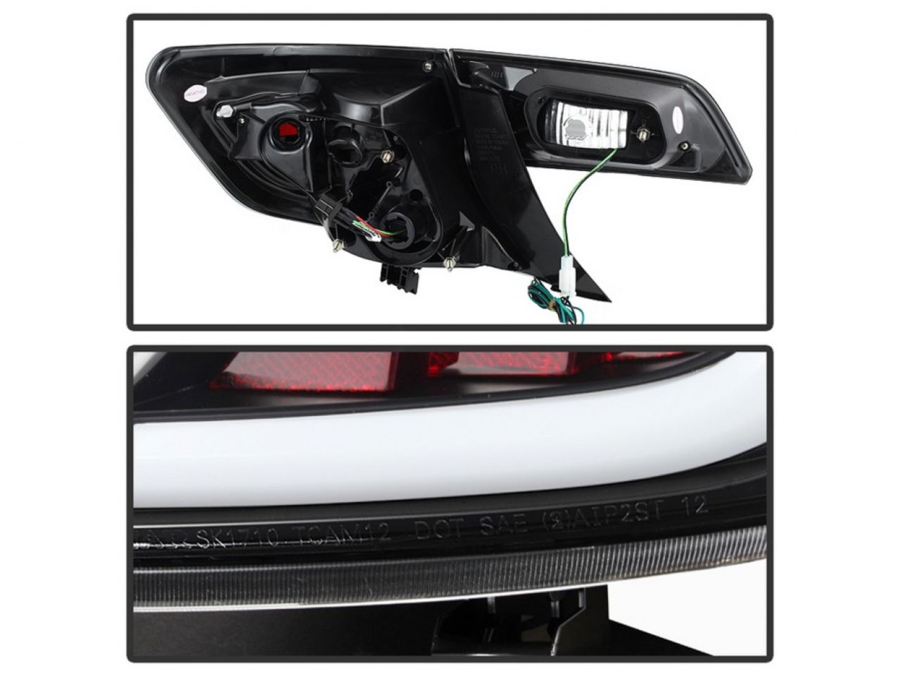 Spyder Toyota Camry 12-14 Light Bar LED Tail Lights - Black (SKU #5079411)