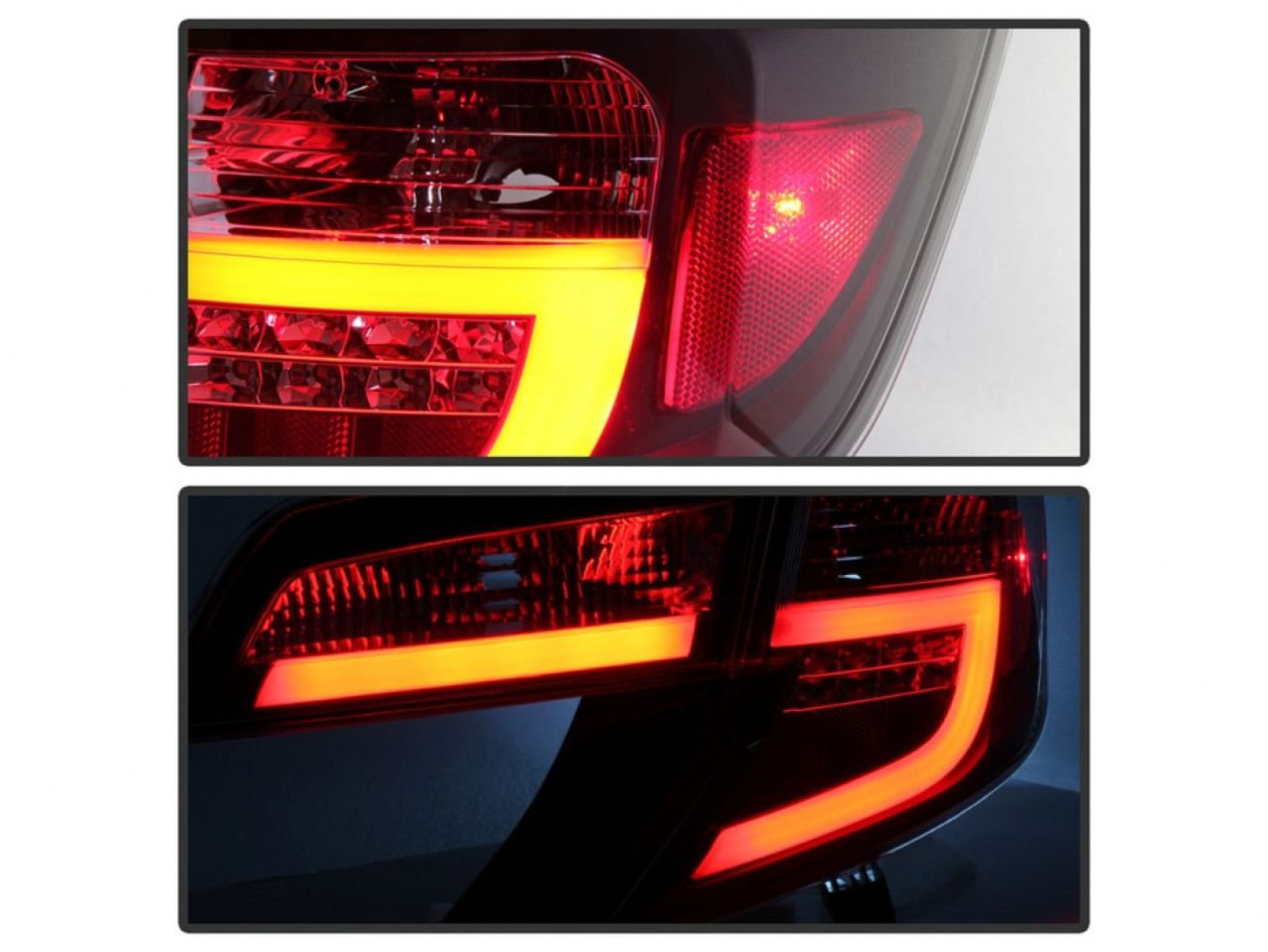 Spyder Toyota Camry 12-14 Light Bar LED Tail Lights - Black (SKU #5079411)