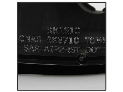 Spyder Toyota Tacoma 01-04 Euro Style Tail Lights - Black (SKU #5007834)