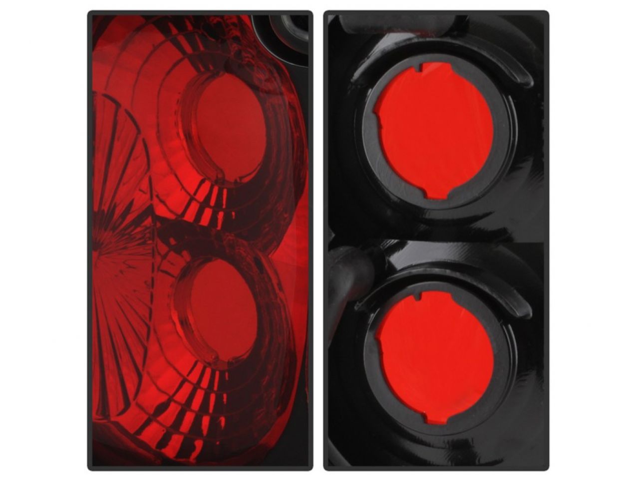 Spyder Toyota Tacoma 95-00 Euro Style Tail Lights - Black