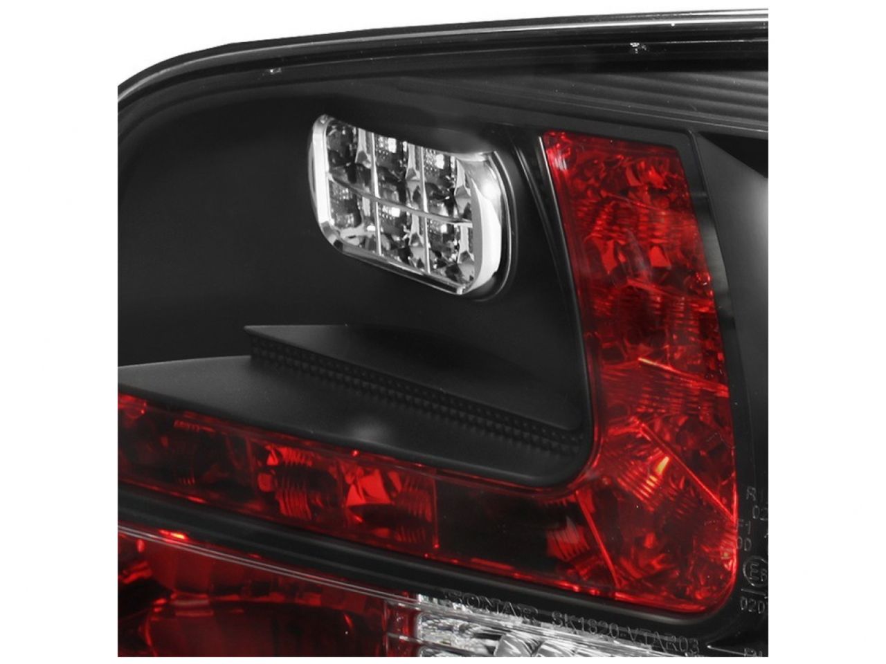 Spyder Volkswagen Touareg 03-07 LED Tail Lights - Black