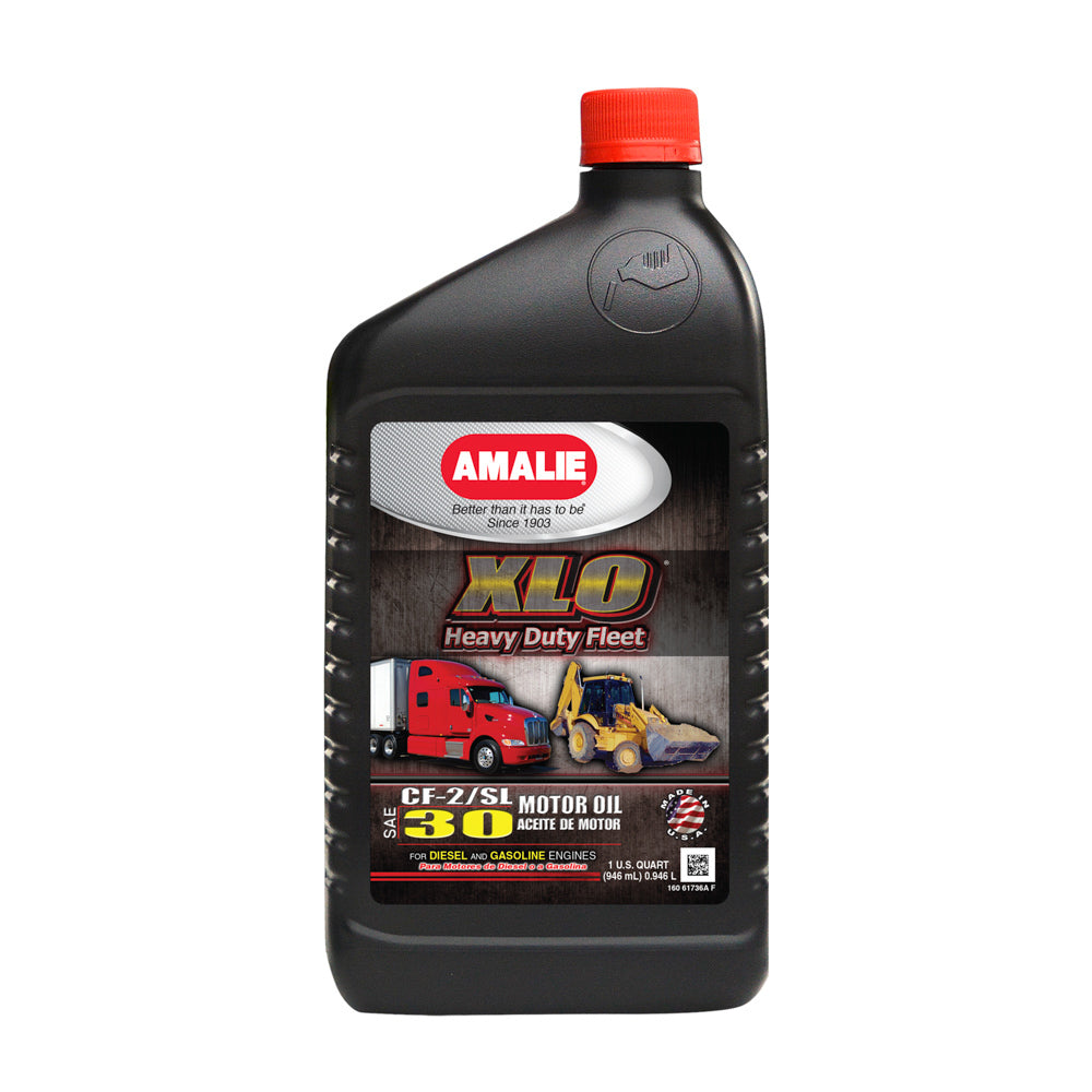 Amalie XLO Heavy Duty Fleet Eng ine Oil 30W Case 12x1Qt AMA160-61736-56