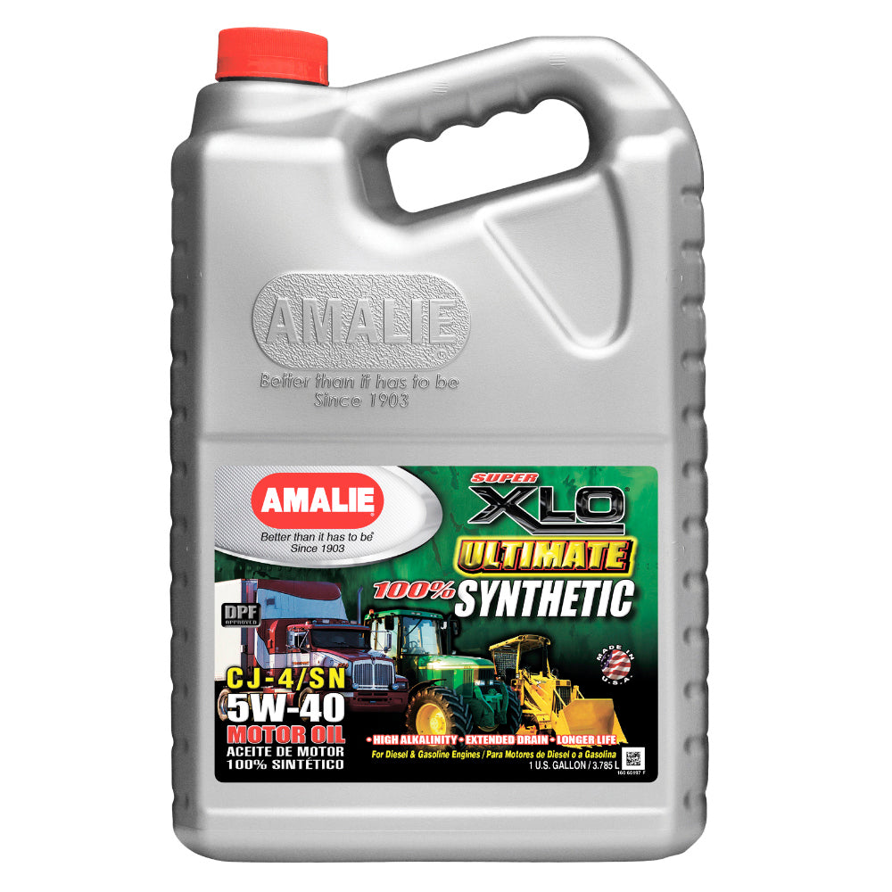 Amalie XLO Ultimate Full Synthe ti 5w40 Oil 1 Gallon AMA60197-36