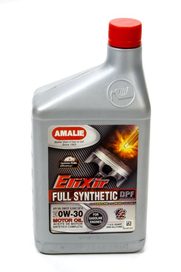 Amalie Elixir Full Synthetic 0w30 1 Quart AMA65716-56