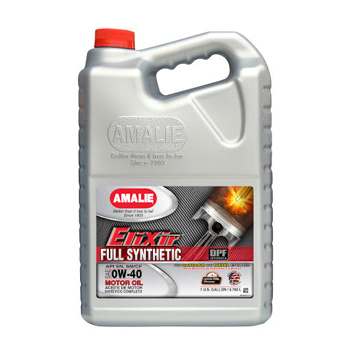 Amalie Elixir Full Synthetic 0w40 Oil 1 Gallon AMA65777-36