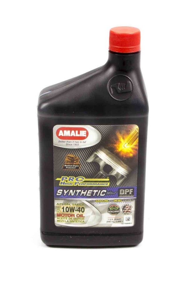 Amalie PRO HP Syn Blend 10w40 Oil 1Qt AMA75686-56