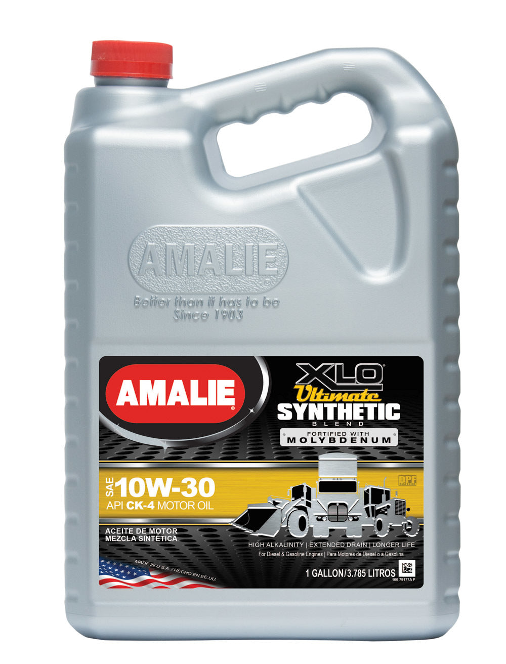 Amalie XLO Ultimate Synthetic Blend 10w30 Case 1 Gal AMA79177-36