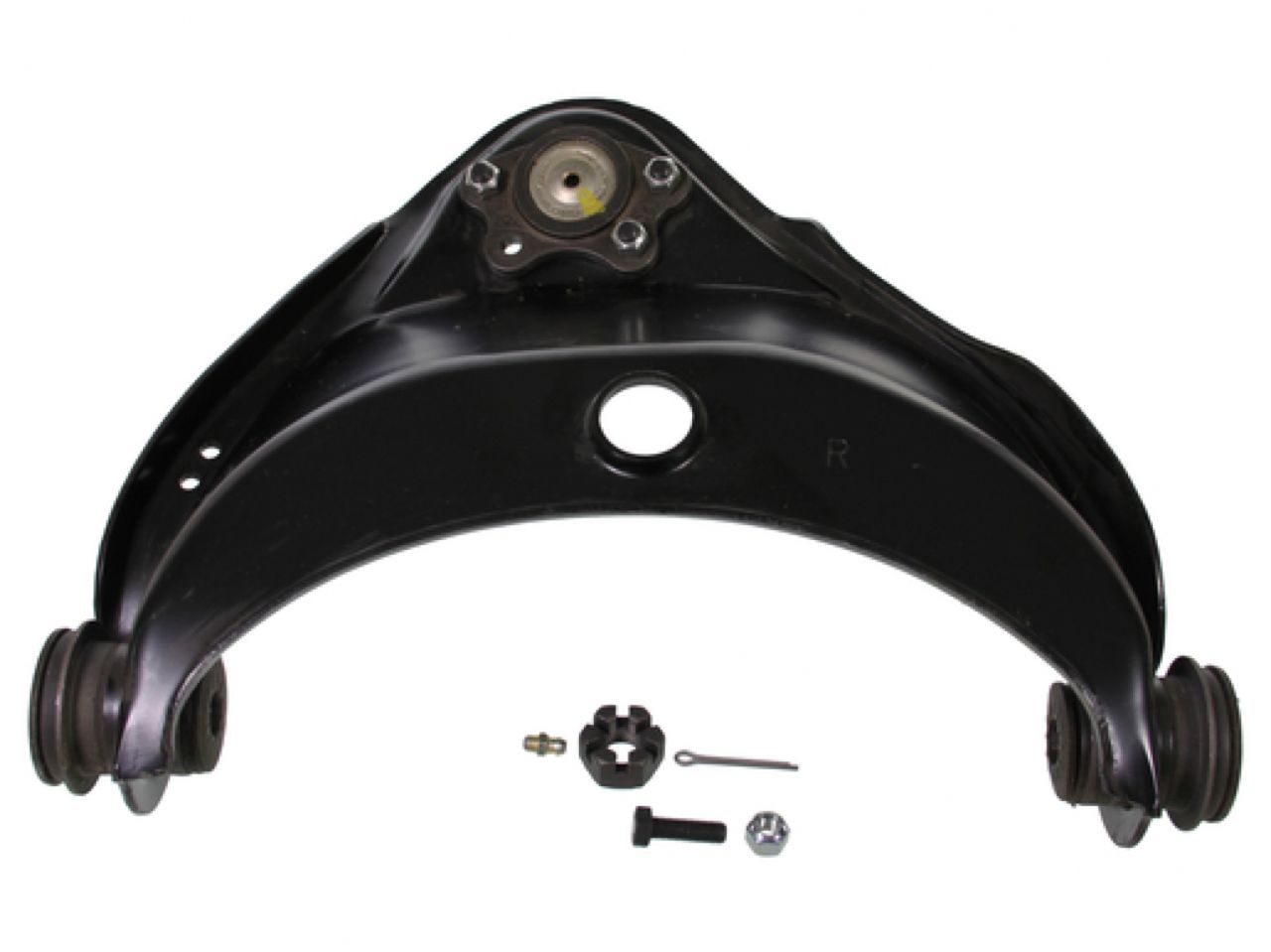 Moog Control Arm and Ball Joint Assembly:Steel,Front Upper Passenger Side