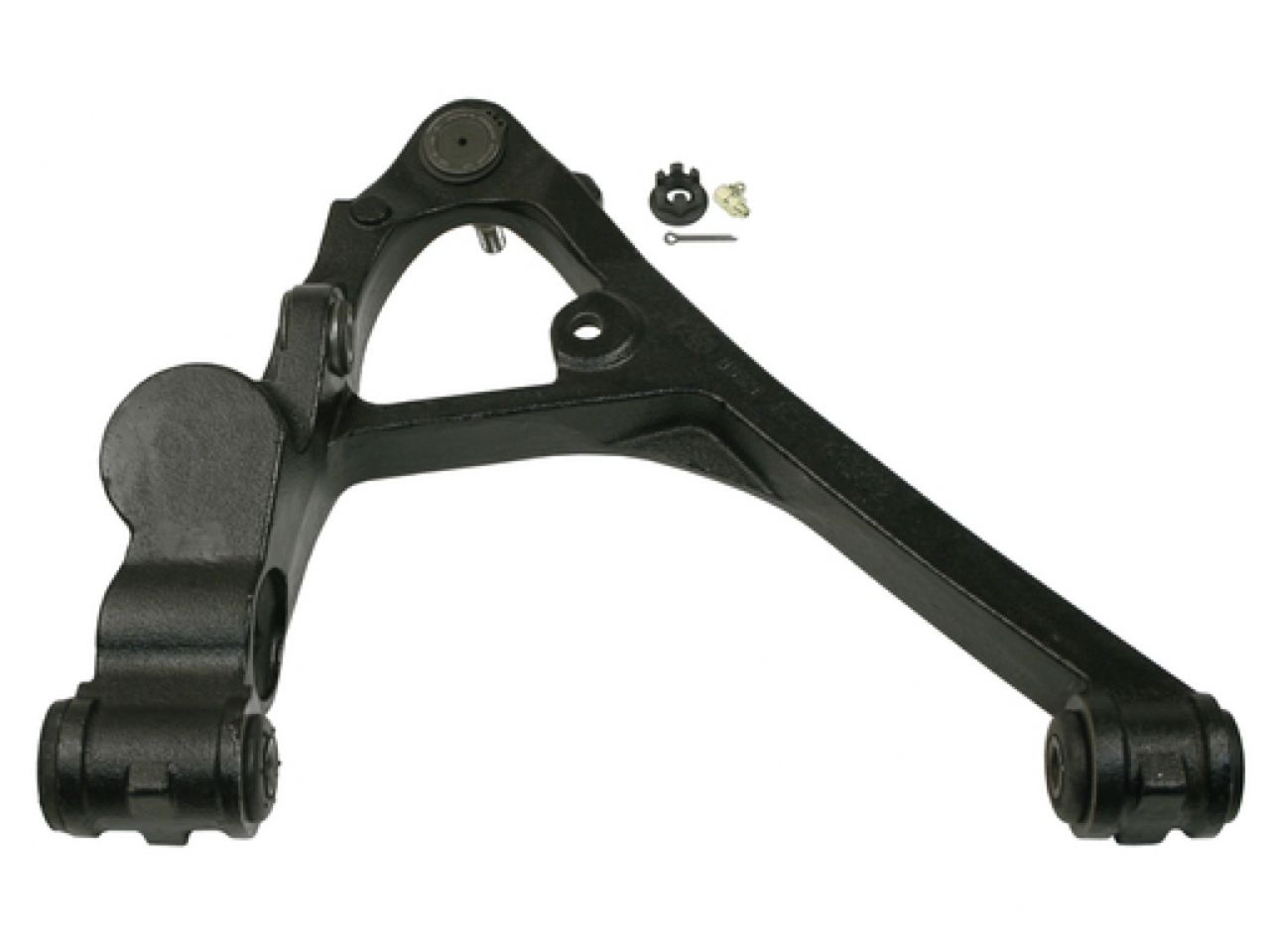 Moog Control Arm and Ball Joint Assembly:Stock Style,Black,Cadillac