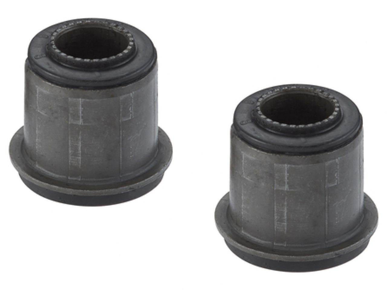 Moog Control Arm Bushing Kit:Front,Upper,Rubber,Black,Buick,Cadillac