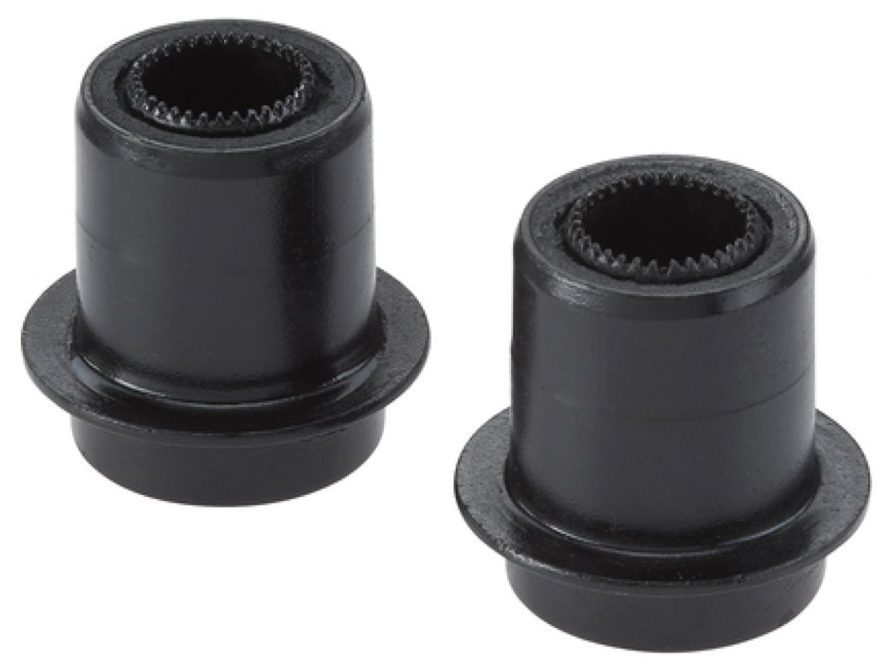 Moog Control Arm Bushings Kit:Front, Upper, Rubber, Black