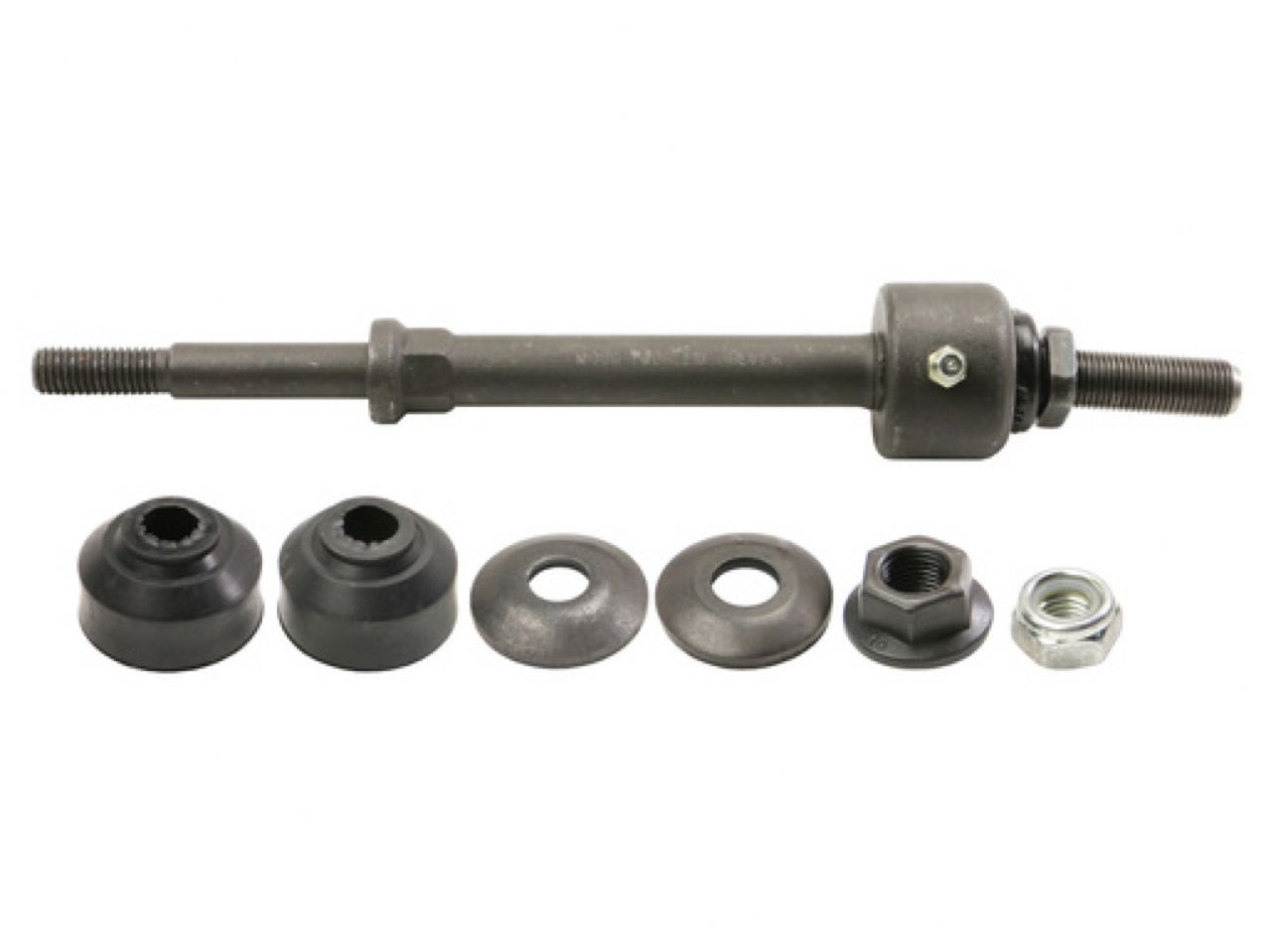 Moog Stabilizer Bar Link Kit:Sway Bar End Link,Thermoplastic, Black