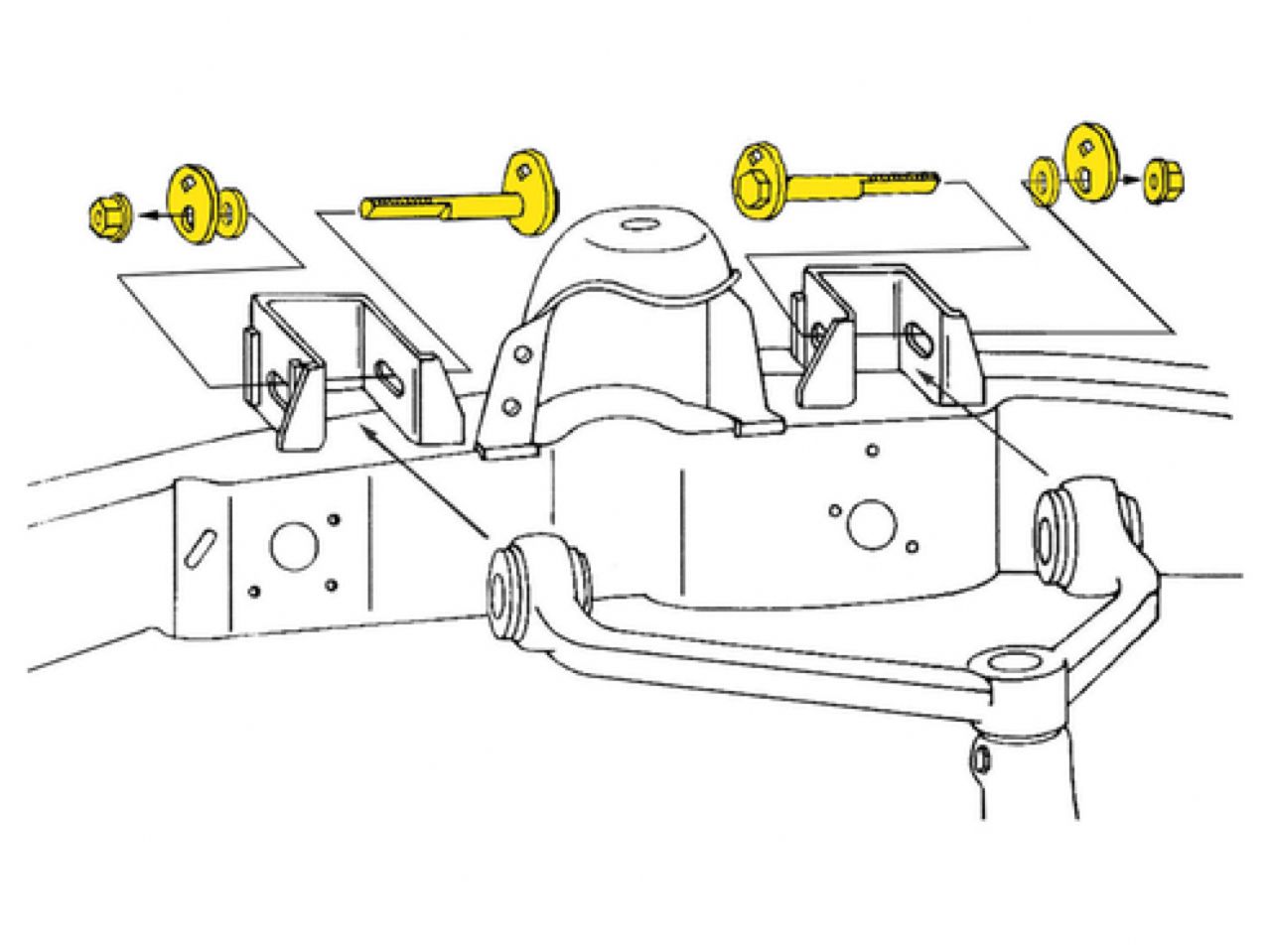 Moog Caster/Camber Adjusting Kit:Adjustable Camber Kit, Front, Pickup/SUV