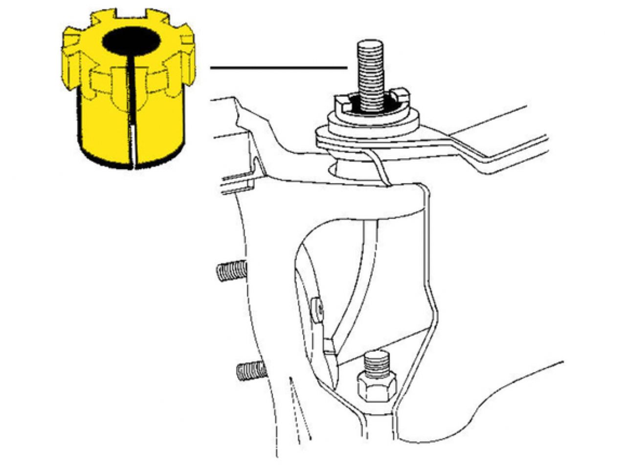 Moog Caster/Camber Adjusting Kit:Adjustable,Front,Dodge,Ford