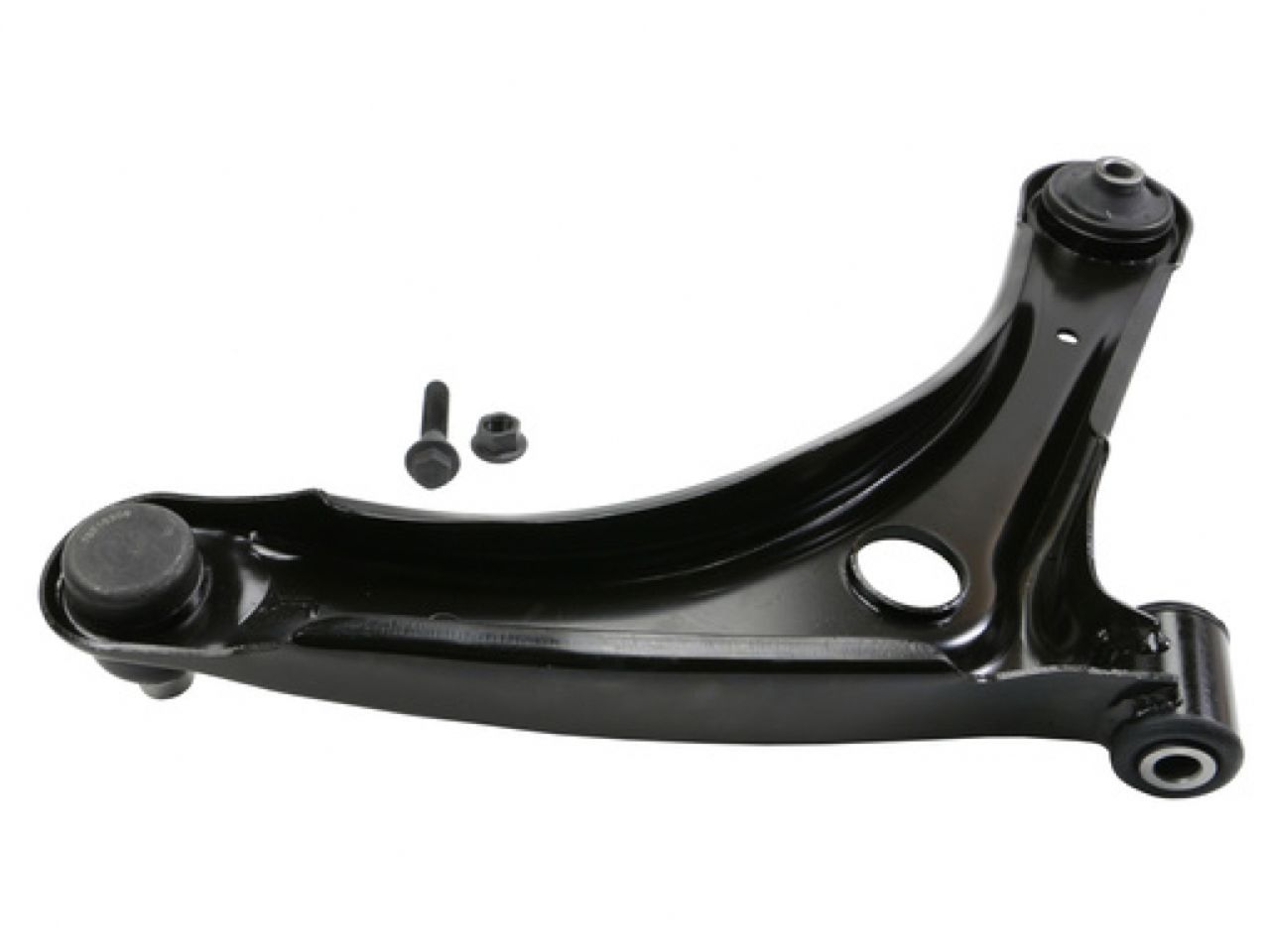 Moog Control Arm and and Ball Joint Assembly:Steel, Black, Dodge, Jeep