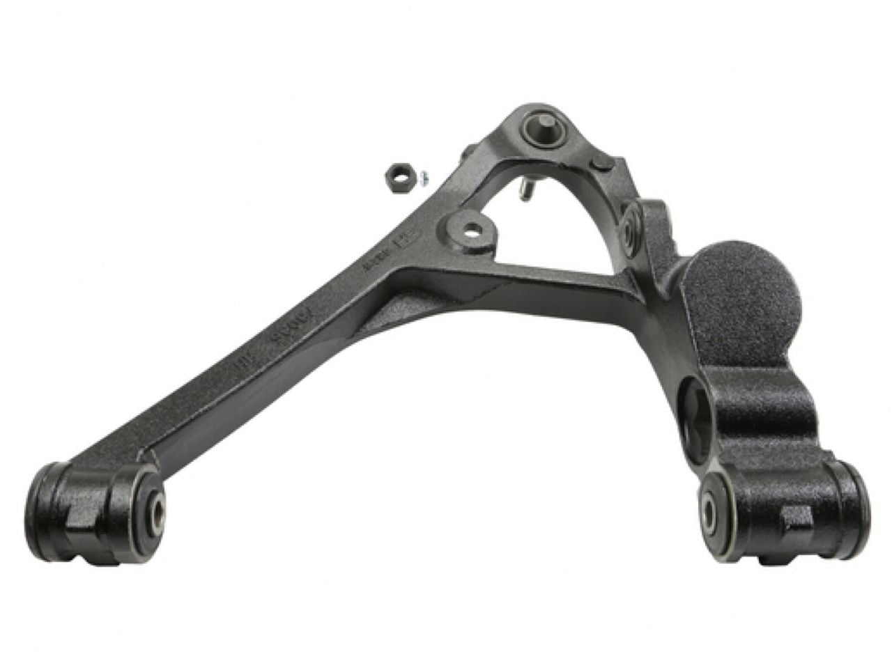 Moog Control Arm and Ball Joint Assembly:Front Lower,Steel,Black