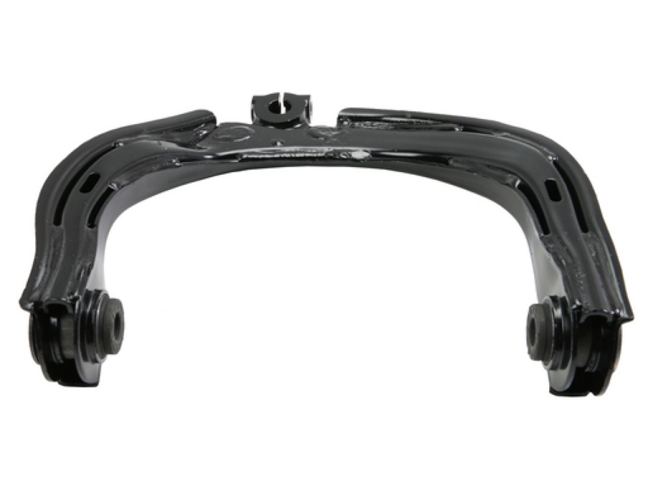 Moog Control Arm:Front Upper, Passenger Side, Steel, Black, Buick, Chevy