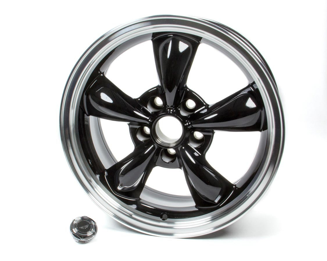 American Racing Wheels 17x7 Torq Thrust M Wheel Gloss Black Machined Lip AMRAR105M7761B