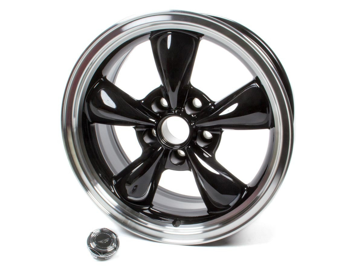 American Racing Wheels 17x8 Torq Thrust M Wheel Gloss Black Machined Lip AMRAR105M7861B