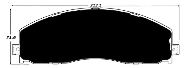 Porterfield Brake Pads for 2014 FORD F250 3/4 Ton 4WD Rear Discs 7 Lug