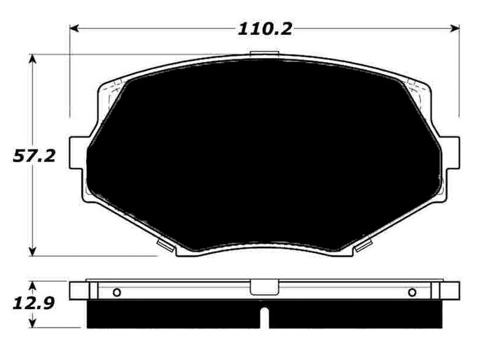 Porterfield Brake Pads for 2001 MAZDA MIATA Normal Suspension