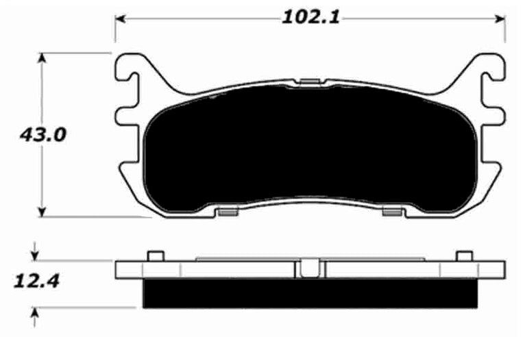 Porterfield Brake Pads for 1996 MAZDA MX-5 MIATA