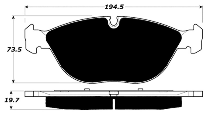 Porterfield Brake Pads for 2003 MERCEDES-BENZ SLK32 AMG